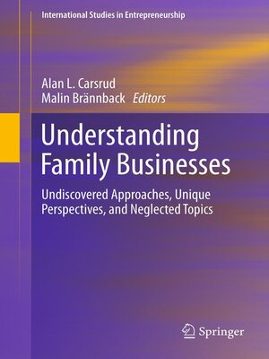 cover image of Understanding Family Businesses